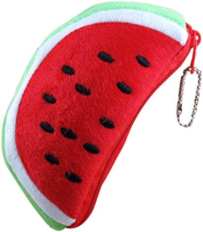 CozyCorner 1Pc Creative Fruit Lovely Cartoon Watermelon Coin Bag Purse Wallet