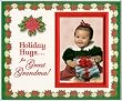 Holiday Hugs for Great Grandma - Christmas Picture Frame Gift