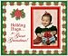 Holiday Hugs for Great Grandma - Christmas Picture Frame Gift