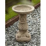 Garden Bird Bath Feeder - Lions Foot Design Stone Birdbath