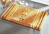 Badteppich Badmatte Badvorleger Duschmatte terracotta 70 x 110