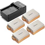 DBK&reg; 4 pack Replacement Canon LP-E8 Battery For Canon Rebel T5i T4i T3i T2i DSLR Digital Camera With Charger for Canon LP-E8 Replacement of LC-E8E