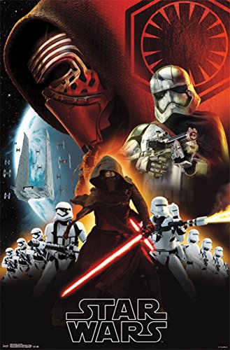 Star Wars the Force Awakens- Dark Side Poster 22 x 34in
