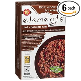 Roman Meal Elements Dark Chocolate Razz Hot Cereal, 8 Count Boxes (Pack of 6) Roman Meal Elements Dark Chocolate Razz Hot Cereal, 8-Count Boxes (Pack of 6)
