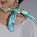 Women's Silk Square Scarf - 21