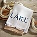 Mud Pie Lake Linen Towel