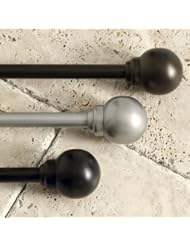 Ball Finial Indoor/Outdoor Rod Set 48-88 inches - Bronze - Ballard Designs