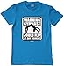 Threadrock Big Girls' Warning Gymnast Could Flip at any Moment Youth T-Shirt M Turquoise