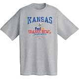 Kansas Jayhawks Orange Bowl T-Shirt from Majestic