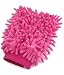 ManeKo Double Sided MicroFiber Hand Gloves Duster Super Soft Absorbent for Home, Office, Kitchen, Windows, Vehicle/Car, Bike, Two-Wheeler Cleaning & Washing Purpose (Pink) RS.135.00