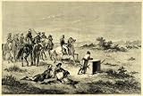 1878 Wood Engraving Antelope Hunting Cheetah Horse Gun Equine India Art Animal - Original Wood Engraving