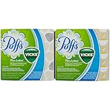 Puffs Plus Lotion Facial Tissues with scent of Vicks - 48 ct - 2 pk