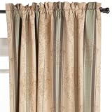 52-Inch by 84-Inch Tuscan Stripe Thermal Backed Pole Top Panel, Sage by 