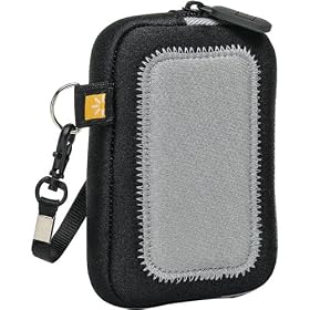 Caselogic UNZ-3 Medium Universal Pocket w Screen Protection (Black Silver) by Case Logic