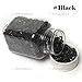 WindMax (R) US Seller Black Color 1000 PCS Silicone Micro Rings Beads Loop For Human Feather Hair Extension Tip