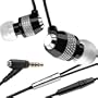 V-MODA Vibe Duo In-Ear Noise-Isolating Metal Headphone with Universal One-Button Mic (Nero)