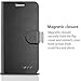 Samsung Galaxy S6 Wallet Case, VENA [vSuit] Draw Bench PU Leather Wallet Flip Cover with Stand and Card Slots for Samsung Galaxy S6 2015 Only (Not Compatible with Galaxy S6 Edge) (Black)