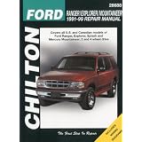Chilton's Ford Ranger/Explorer/Mountaineer 1991-99 Repair Manualpar Chilton Publishing