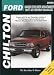 Books : Ford Ranger, Explorer, and Mountainer, 1991-99 (Chilton's Total Car Care Repair Manual)