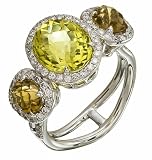 NEW DIAMOND WHITE GOLD LADIES RING