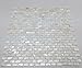 Genuine Natural Mother of Pearl Oyster Mini Brick Shell Mosaic Tile for Kitchen Backsplashes, Bathroom Walls, Spas, Pools By Vogue Tile