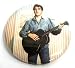 Elvis~ Elvis Button~ Rare Button!!~ Approx 1.5
