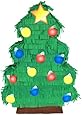 Christmas Tree Pinata Party Game and Decoration