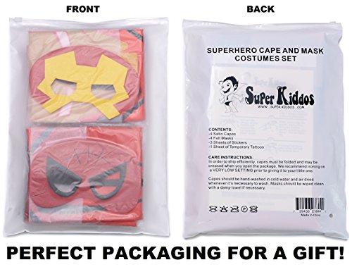 Superhero-Cape-and-Mask-Costumes-For-Kids-SET-Capes-Masks-Stickers-and-Tattoos