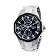 Armitron Men`s Silver-Tone Bracelet Watch #204525BKSV