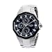 Armitron Men's Silver-Tone Stainless Steel Black Multi-Function Dial Dress Watch #204525BKSV