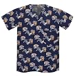 UTEP Logo University of Texas El Paso Scrubs Top Shirt-Size XXL- 100% Natural Cotton - NOT a CHEAP BLEND - For HIM or HER- GIFT Ideas for Man Men Woman Women Ladies Nurses MOM Mother or DAD Father