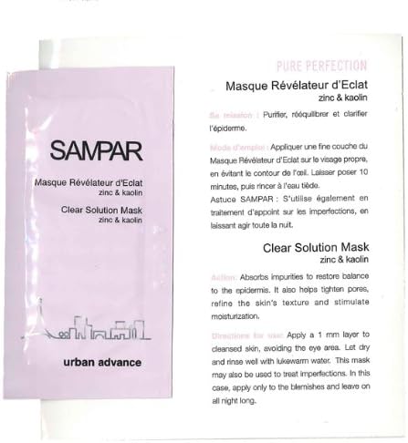 Sampar Pure Perfection Clear Solution Mask (pack of 6)
