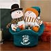 Sc Sports Miami Dolphins Plush Top Snowmen Hat
