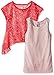 Beautees Girls' Big 2 Piece Tie Dye Top with Tank