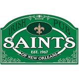 Wincraft New Orleans Saints St. Patrick's Day Wooden Sign Each