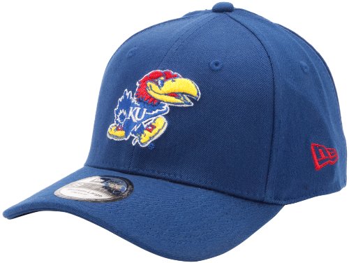 NCAA Kansas Jayhawks Team Classic 3930 Flex Fit Cap (Light Royal, Medium/Large)