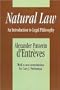 Natural Law: An Introduction to Legal Philosophy (Comparative Urban and Community Research)