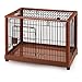 Richell Wood Mobile Pet Pen 940, Autumn Matte Finish