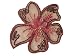 rot rosa pink Bl�te Blume AUFN�HER APPLIKATION B�GELBILD