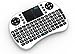 Rii Mini 2.4GHz Wireless Touchpad Keyboard with Mouse for PC, PAD, XBox 360, PS3, Google Android TV Box, HTPC, IPTV (White)