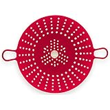Chef'n Sleekstor VeggiSteam 8-1/2-Inch Silicone Steamer, Cherry