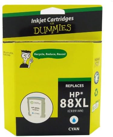 Ink For Dummies HP 88XL Cyan Ink Cartridge
