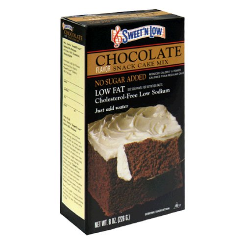 Sweet N Low Cake Mix, Chocolate, 8-Ounce Boxes (Pack of 12) by Sweet N Low