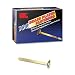 Officemate Round Head Fasteners, 1.5 inch Shank, Brass Plated, Box of 100 (99816)