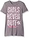 Skechers Big Girls Never Quit Space Dyed Crew-Neck Tee