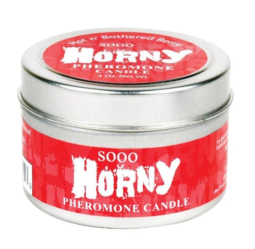 Classic Erotica Soo Horney Candle with Pheromones, Hot n' Bothered Berry, 4oz