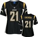 LaDainian Tomlinson Black Reebok Alloy Fashion San Diego Chargers Women's Jersey