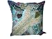 Dodger Blue Decorating Sari Tapestry Floor Pillow Cushion Cover 24"