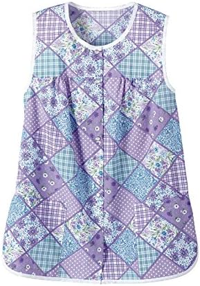 Ladies' Cobbler Apron - Misses Sizes, Color Purple Pat, Size LG