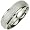 Stainless Steel Sparkle 5.8mm Band Ring (Size 7)